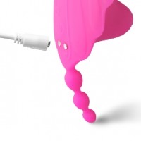 APP Compatible Wearable Vibrator, 9 Function, with Sucking Function, PINK